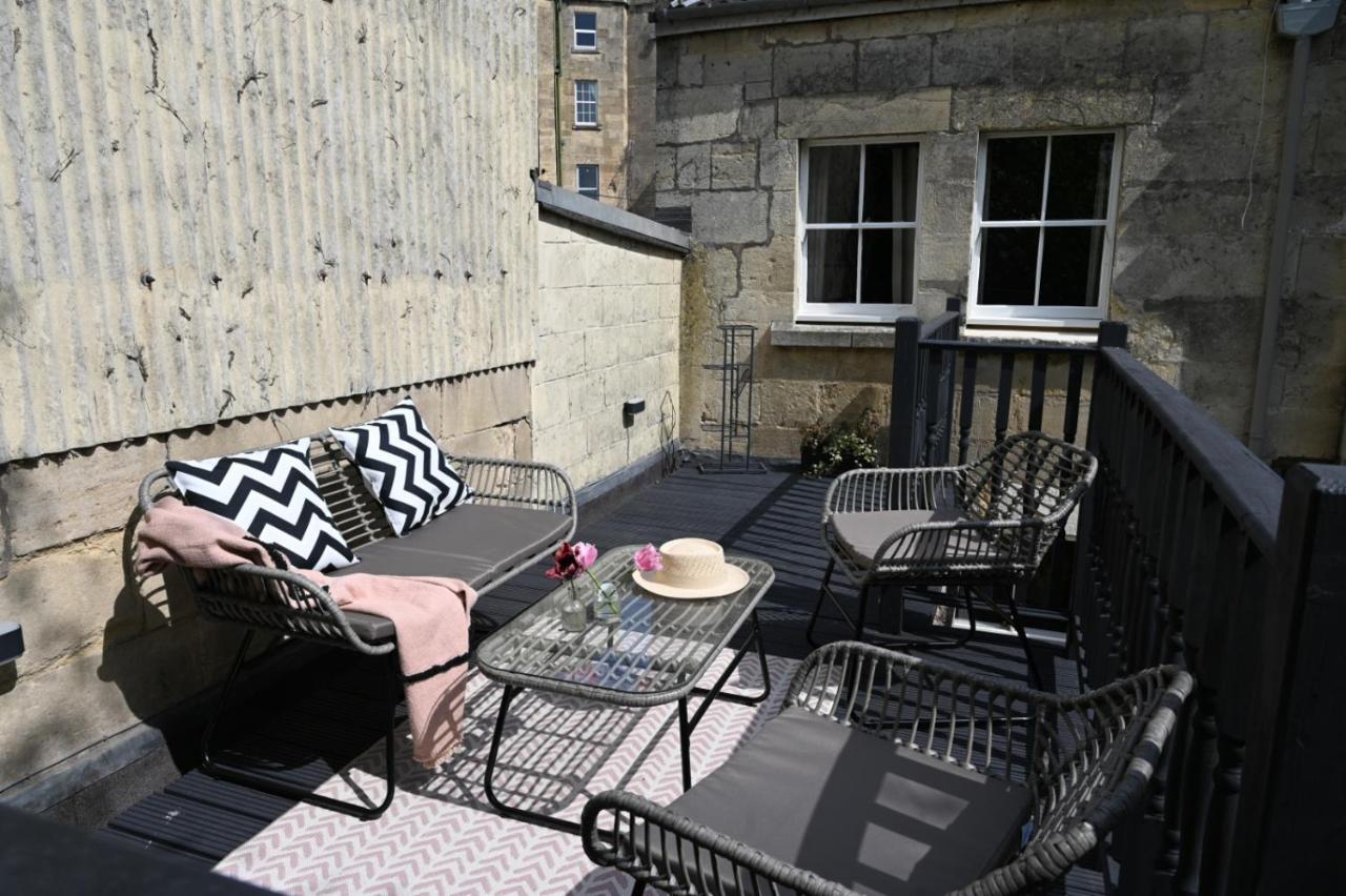 Charming Georgian Cottage With Private Sun Terrace Bath Bagian luar foto